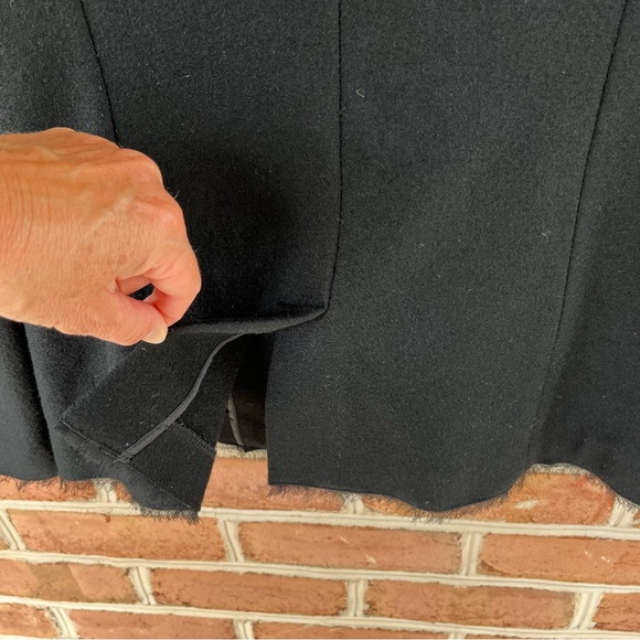 Banana Republic sculpted tailored wool blazer with roses and fringe size: small - Picture 9 of 16